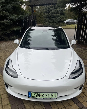 Tesla Model 3 cena 123000 przebieg: 76000, rok produkcji 2019 z Lublin małe 37